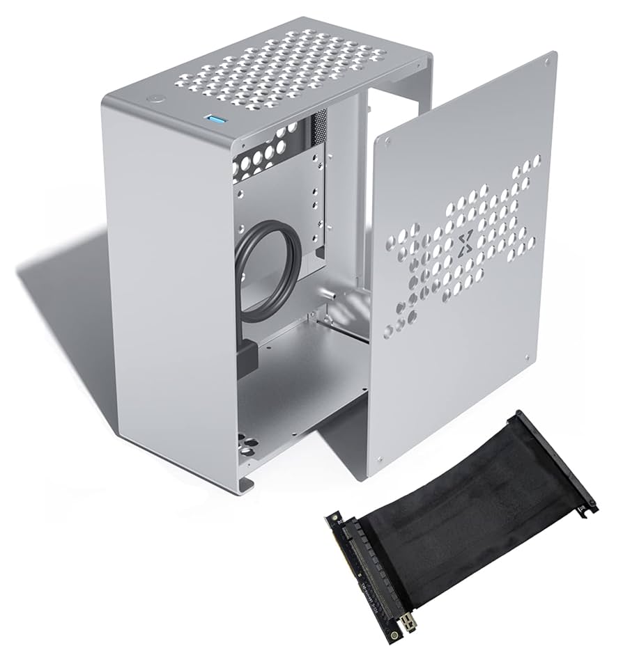 Amazon.co.jp: Mini-ITX ケース アルミニウム、デスクトップ
